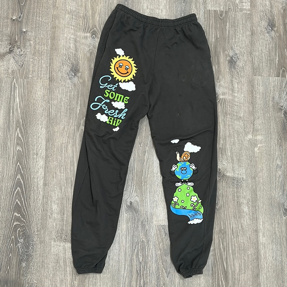 Graphic sweatpants